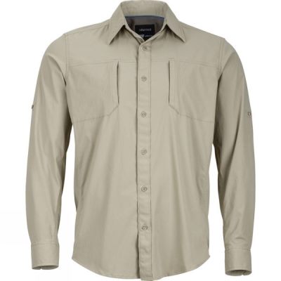 Top Marmot Trient Manga Larga Hombre - Beige - Chile NDZ062197